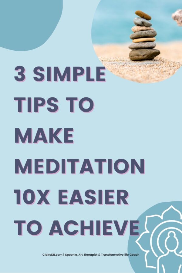 If you want to know how to meditate, as a beginner there are many obstacles to this seemingly effortless task. A lot of us have many misconceptions about what meditation is or isn’t, which can inhibit our ability to relax or even want to try. But I promise, there are easy mindset fixes to make it so much easier #meditation #wellness #selfcare #zen #mentalhealth #anxiety #depression